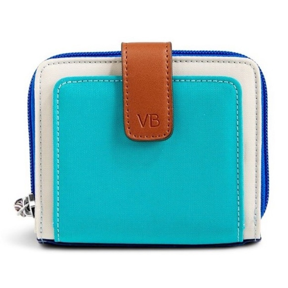VB Lighten Up RFID Pocket Wallet-Cool Lagoon, NWT